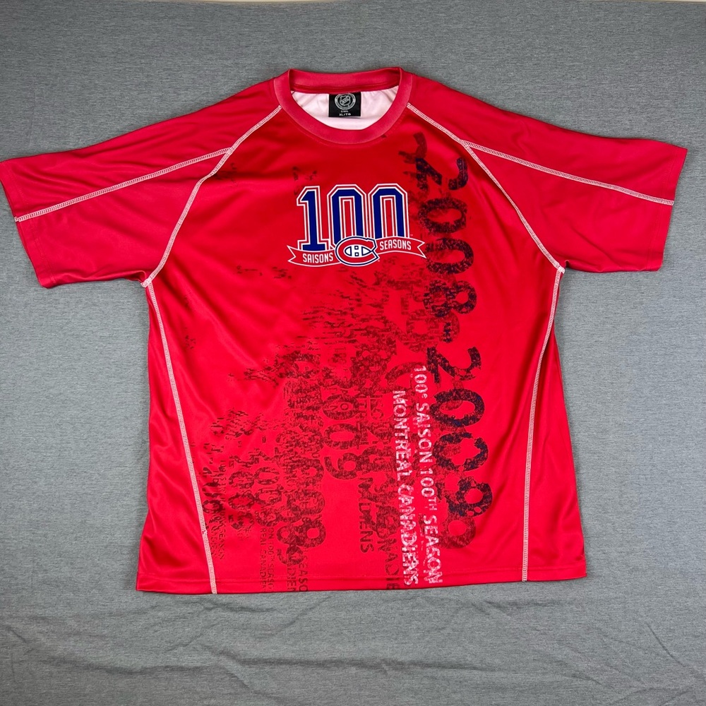 NHL Montreal Canadiens Red Crew Neck Shirt